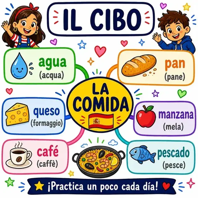 Mappa mentale: Cibo