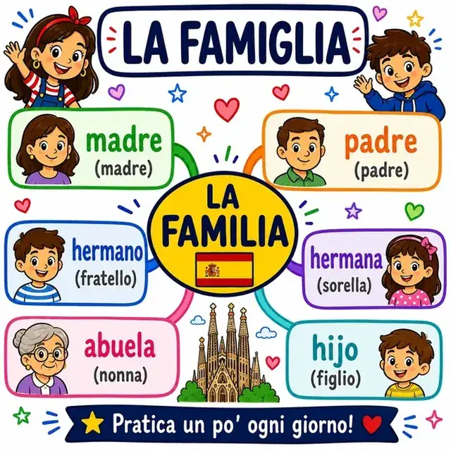 Mappa mentale: Famiglia