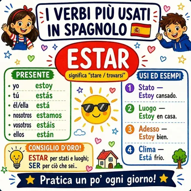 Mappa mentale: verbo ESTAR